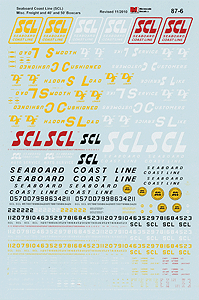 Image for 460-876 SCL Assorted Freight Cars