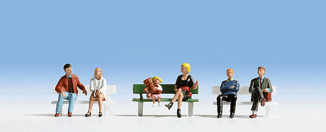 Image for 528-15530 Sitting People & 1 Bench