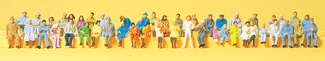 Image for 590-14416 Seated People Assort 48/