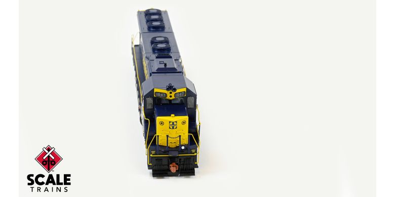 ScaleTrains SXT39713 EMD SD45 Phase Ib1, Santa Fe/As Delivered/Pinstripe #1889 DCC & Sound HO Scale