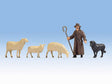 Image for 528-17901 Shepherd and Sheep
