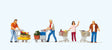 Image for 590-10722 Shoppers w/Carts 4/
