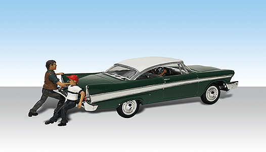 Woodland Scenics 5543 Shove It or Leave It - Assembled - AutoScenes(R) HO Scale