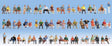 Image for 528-38402 Sitting People Mega Set