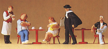 Image for 590-10368 Tourists, waiter, artist