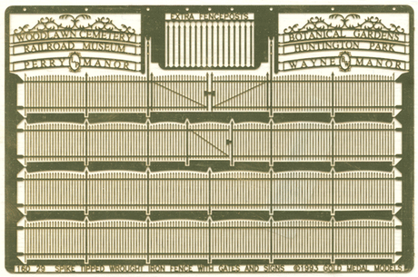 Image for 304-16029 Wrought Iron Fence w/Gate
