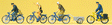 Image for 590-10507 Cyclists w/Bicycle Trailr
