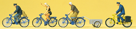 Image for 590-10507 Cyclists w/Bicycle Trailr