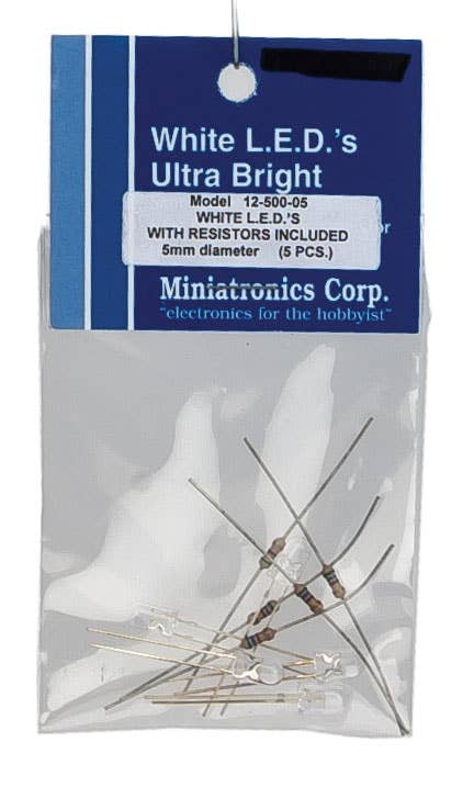 Image for 475-1250005 LEDs 5mm dia white  5/