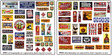 Image for 184-60 Porcelain signs Set #1