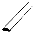 Image for 570-90880 Sty Half-Round .040"D 10/