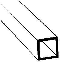 Image for 570-90621 Sty Square Tube 1/8"   7/