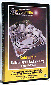 Woodland Scenics 1400 SubTerrain DVD -- Build a Layout Fast & Easy: A How-To Video A Scale