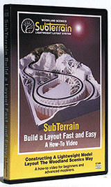 Woodland Scenics 1400 SubTerrain DVD -- Build a Layout Fast & Easy: A How-To Video A Scale