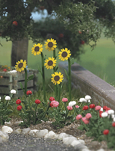Image for 189-1232 Sunflowers & Roses w/Pump