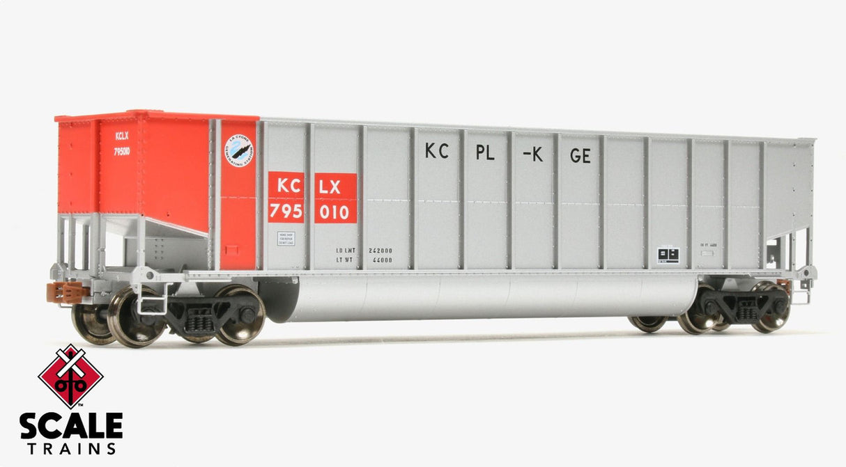 Scaletrains SXT11466 Operator Bethgon Coal Gondola, Kansas City Power & Light/KCLX #795212 HO Scale