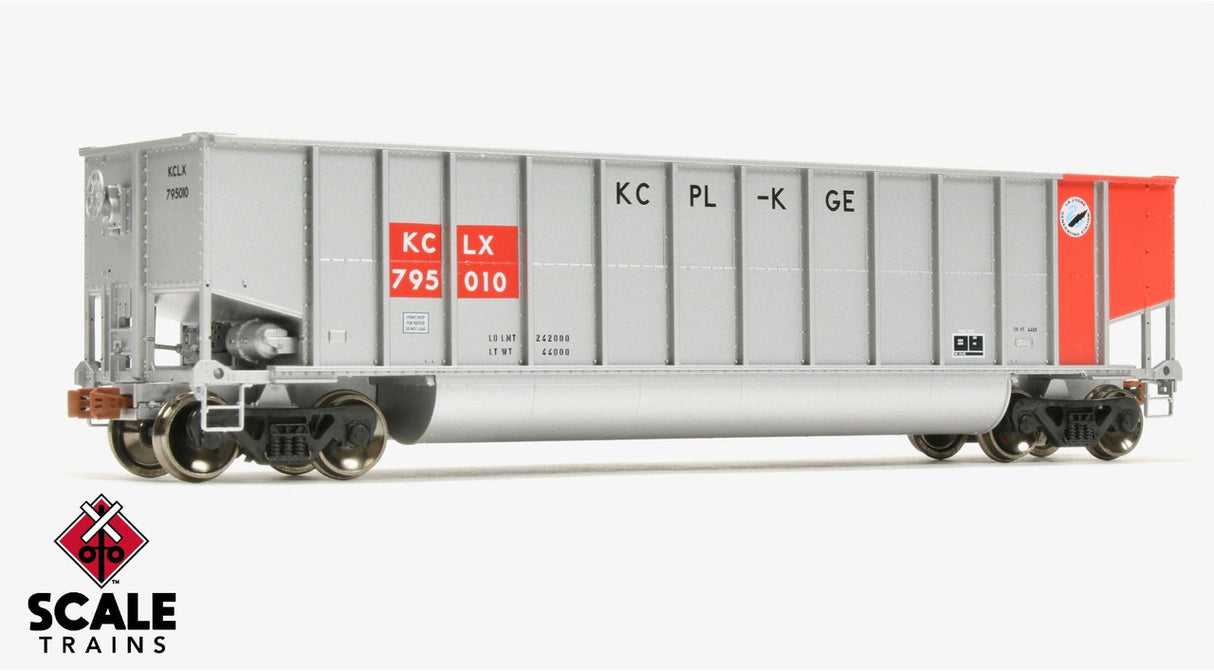 Scaletrains SXT11466 Operator Bethgon Coal Gondola, Kansas City Power & Light/KCLX #795212 HO Scale