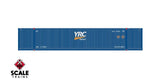 Scaletrains SXT11610 CIMC 53’ Corrugated Dry Container, YRC Freight 3 Pack HO Scale