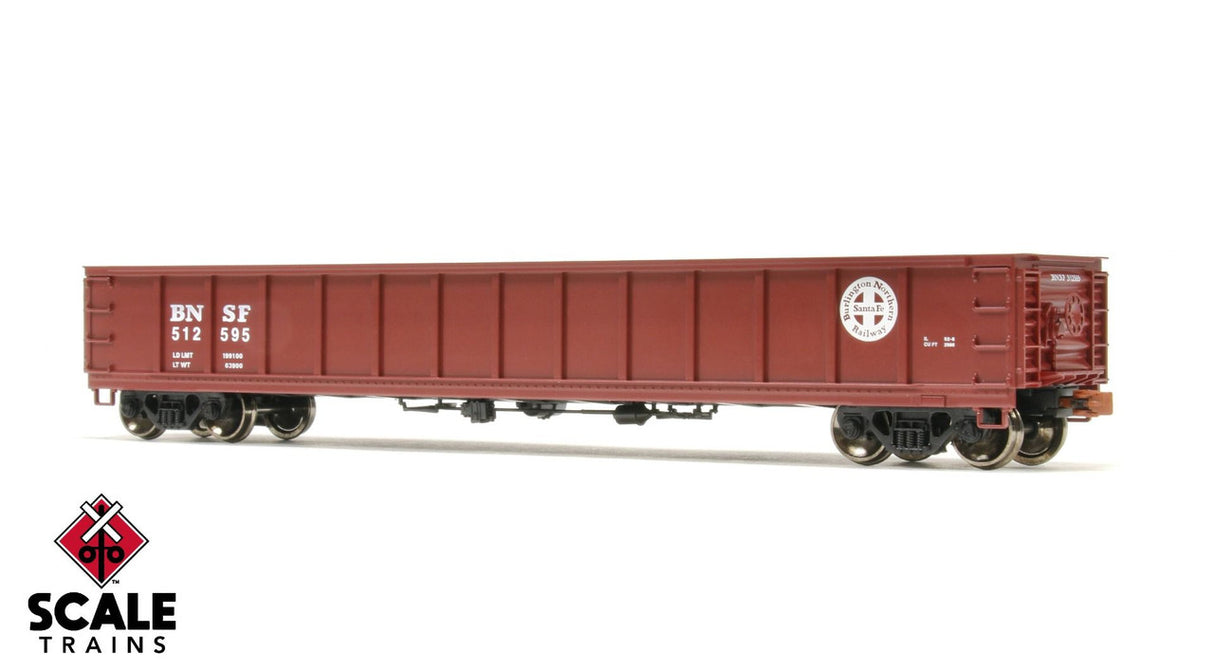 Scaletrains SXT1174 Kit Classics 52’ 6” Gondola, BNSF Railway/BNSF/Circle-Cross #512619 HO Scale