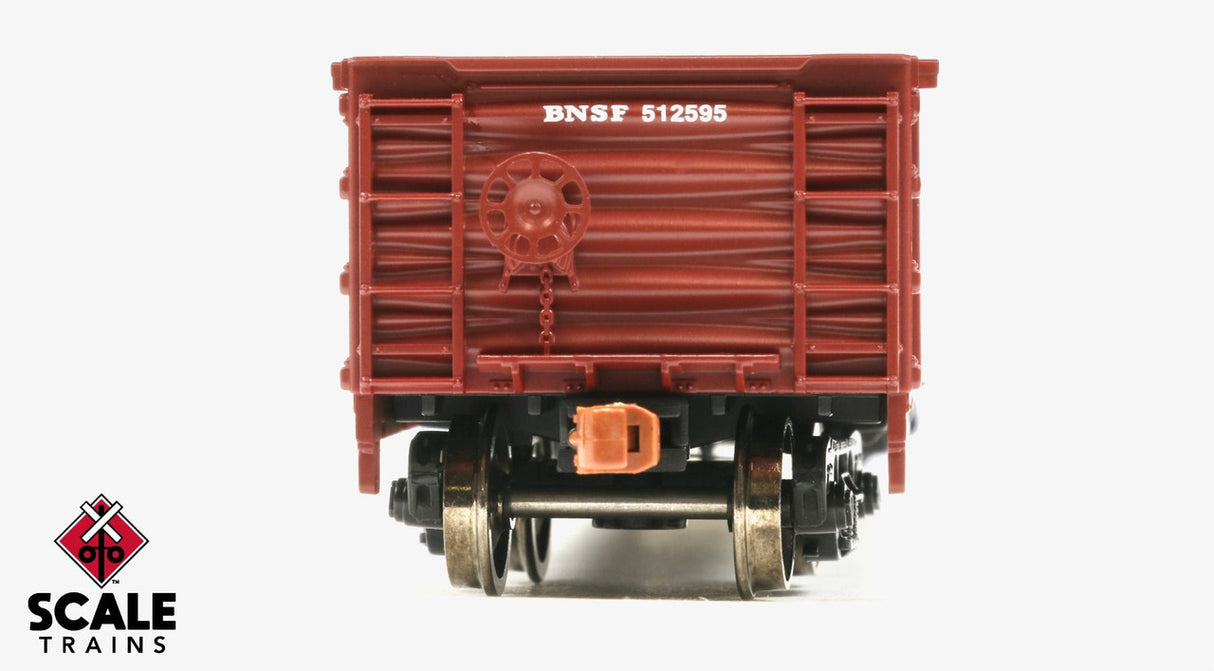 Scaletrains SXT1174 Kit Classics 52’ 6” Gondola, BNSF Railway/BNSF/Circle-Cross #512619 HO Scale