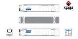 ScaleTrains SXT11757 CIMC 53’ Reefer Container, Marten/MTLU 3 Pack N Scale