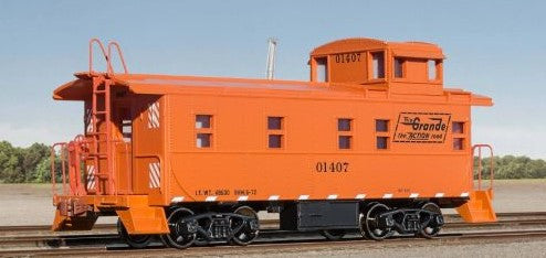 Scaletrains SXT1279 Steel Cupola Caboose, D&RGW Rio Grande/Action Road #1419 Kit Classic HO Scale