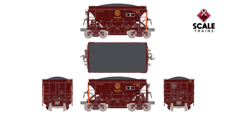 Scaletrains FVM SXT15207 PSC 70-Ton Ore Car, Duluth Missabe & Iron Range/DM&IR Set (4) HO Scale