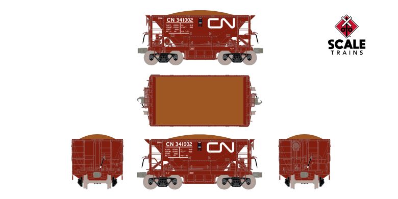 Scaletrains FVM SXT15256 PSC 70-Ton Ore Car, Canadian National #341192 HO Scale