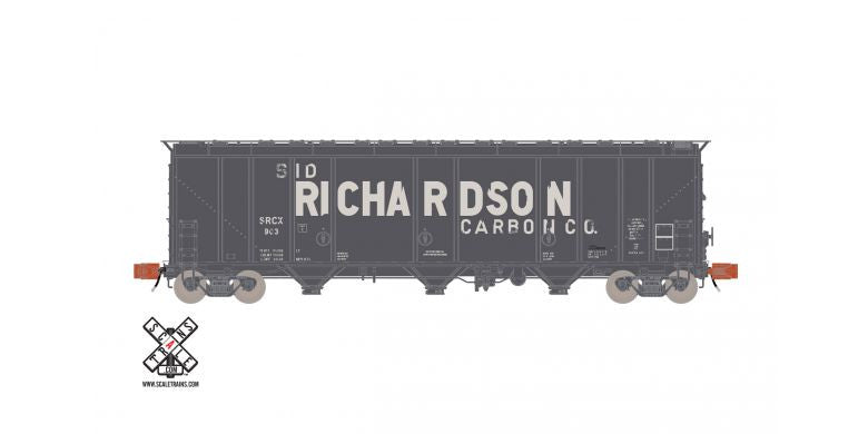 ScaleTrains SXT32111 5750 Carbon Black Covered Hopper, Sid Richardson/SRCX #903 N Scale