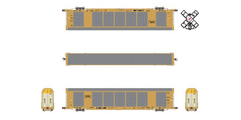 Scaletrains SXT32689 Gunderson Multi-Max Autorack, CSX/Boxcar Logo/CTTX #692578 Rivet Counter ScaleTrains N Scale