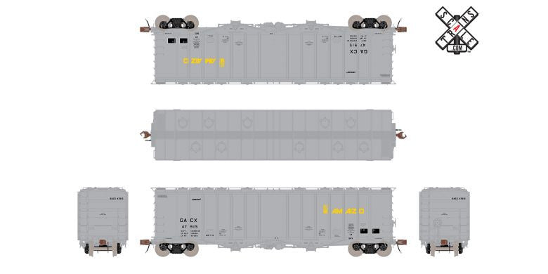 Scaletrains SXT32984 GATC 4180cf Airslide Covered Hopper GACX / American Maize #47915 HO Scale