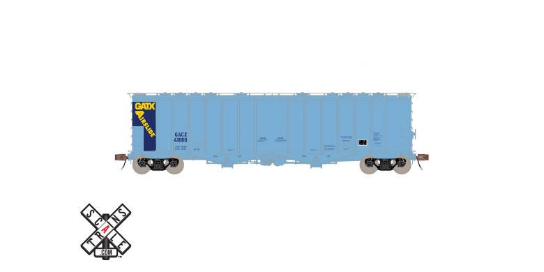 Scaletrains SXT32985 GATC 4180cf Airslide Covered Hopper GACX / Blue #41066 HO Scale