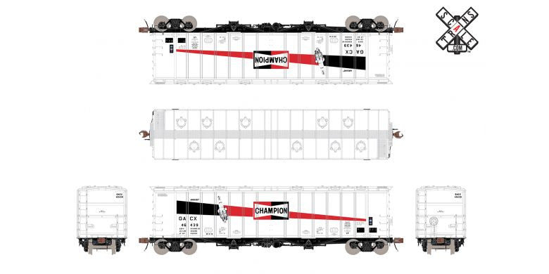 Scaletrains SXT32991 GATC 4180cf Airslide Covered Hopper GACX Champion Spark Plug #46440 HO Scale