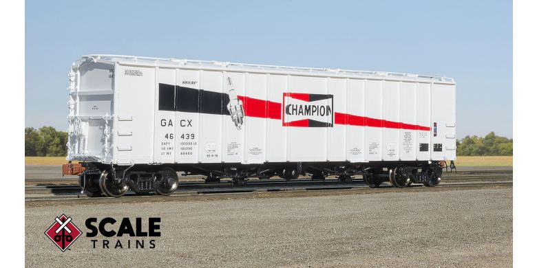 Scaletrains SXT32991 GATC 4180cf Airslide Covered Hopper GACX Champion Spark Plug #46440 HO Scale