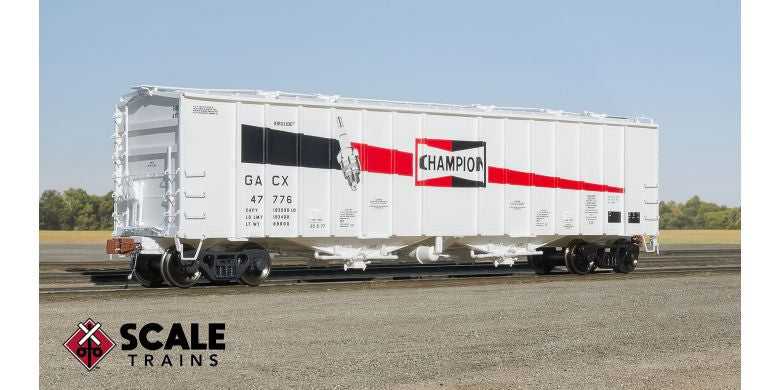 Scaletrains SXT32993 GATC 4180cf Airslide Covered Hopper GACX Champion Spark Plug #47776 HO Scale