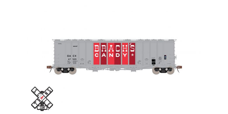 Scaletrains SXT33001 GATC 4180cf Airslide Covered Hopper GACX Brach's Candy #47534 HO Scale