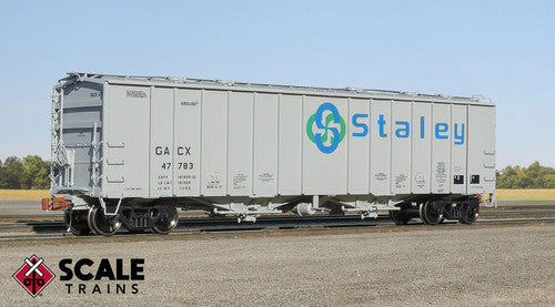 Scaletrains SXT33004 GATC 4180cf Airslide Covered Hopper GACX Staley #47783 HO Scale