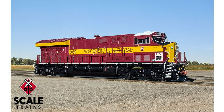 Scaletrains SXT33183 GE ET44AC GEVO, Canadian National/Wisconsin Central Heritage #3069 - ESU v5.0 DCC and Sound HO Scale
