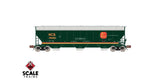 ScaleTrains SXT33241 Gunderson 5188 Covered Hopper, Kansas City Southern/Belle #286860 N Scale