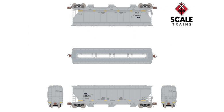 ScaleTrains SXT33260 Gunderson 5188 Covered Hopper, Northwestern Oklahoma Railroad #852585 N Scale