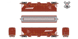 ScaleTrains SXT33284 Gunderson 5188 Covered Hopper, BNSF/Wedge #485371 HO Scale