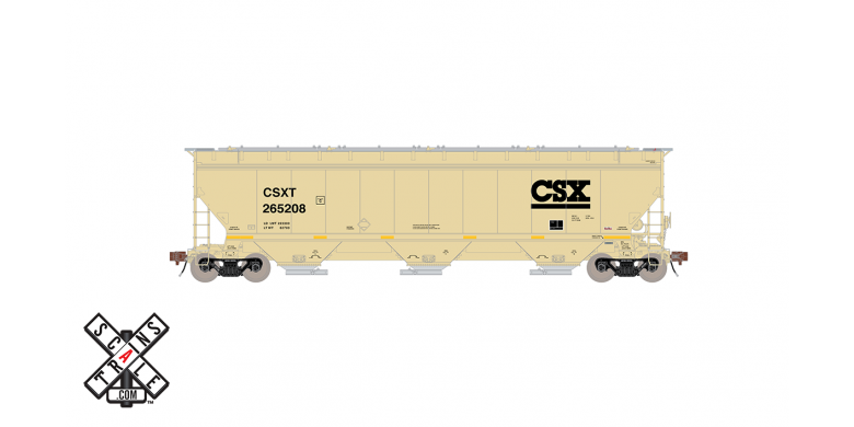 ScaleTrains SXT33311 Gunderson 5188 Covered Hopper, CSX #265249 HO Scale