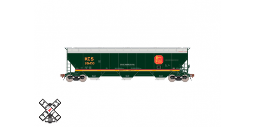 ScaleTrains SXT33331 Gunderson 5188 Covered Hopper, Kansas City Southern/Belle #286851 HO Scale