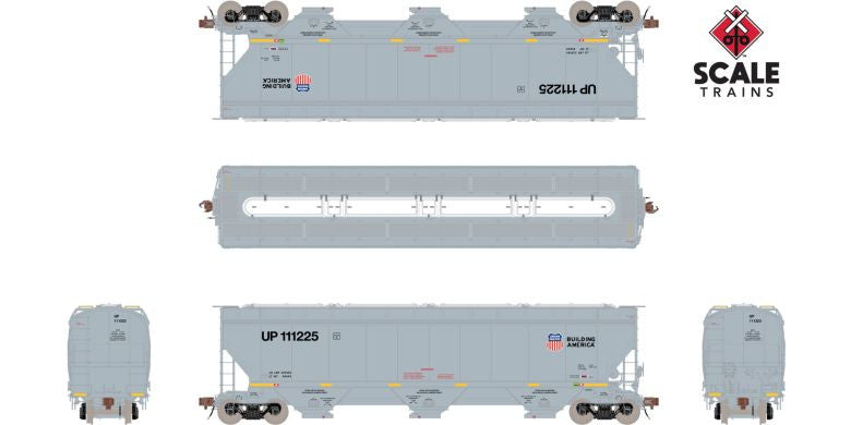 ScaleTrains SXT33343 Gunderson 5188 Covered Hopper, Union