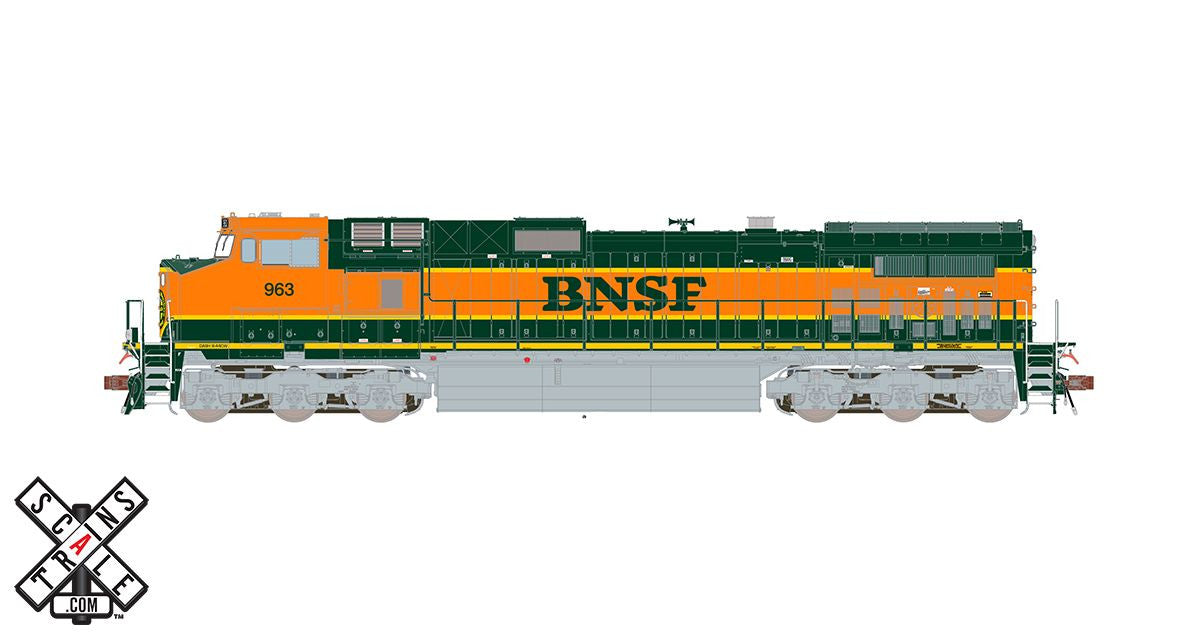 Scaletrains SXT33450 GE Dash 9 - BNSF/Heritage I #1100 ESU v5.0 DCC & Sound HO Scale