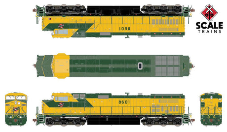 Scaletrains SXT33466 GE Dash 9 - C&NW Chicago & NorthWestern #8624 ESU v5.0 DCC & Sound HO Scale