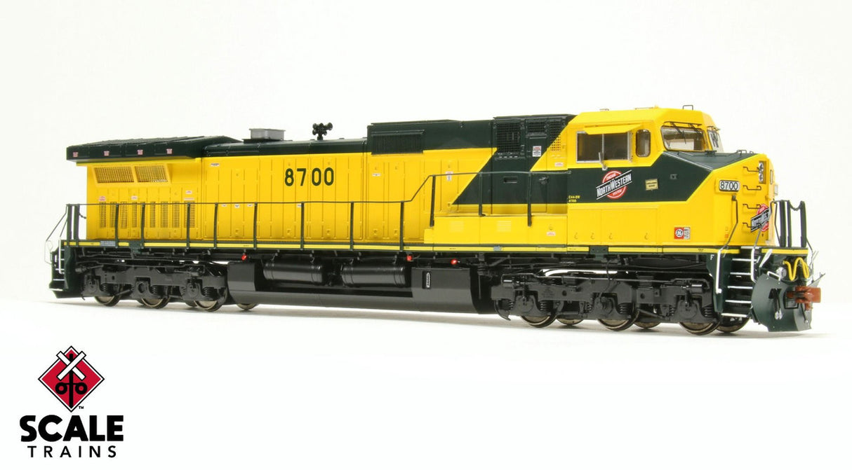 Scaletrains SXT33466 GE Dash 9 - C&NW Chicago & NorthWestern #8624 ESU v5.0 DCC & Sound HO Scale