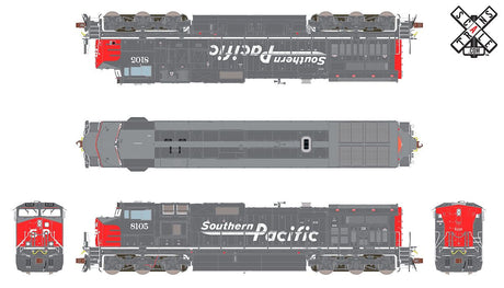 Scaletrains SXT33500 GE Dash 9 - SP Southern Pacific/As Delivered #8183 ESU v5.0 DCC & Sound HO Scale