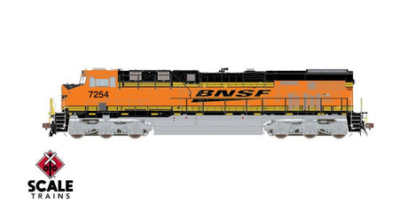 ScaleTrains SXT33562 GE ES44DC, BNSF/Heritage III/As Delivered #7254 DCC & Sound HO Scale