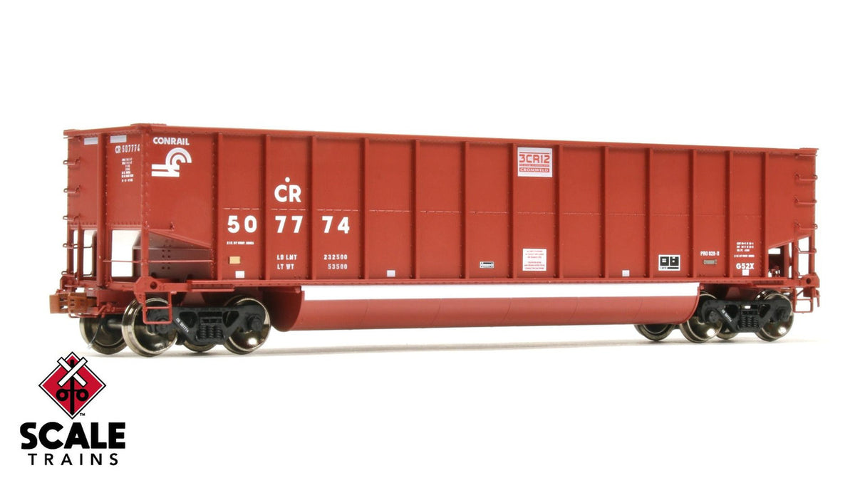 Scaletrains SXT33703 Bethgon G52X Coal Gondola, Conrail/Small Logo #507810 Rivet Counter HO Scale